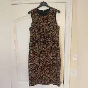 J. Crew Cheetah Print Dress